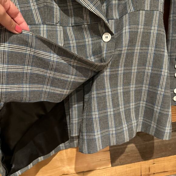 House of Sunny Heritage Tailored Blazer Jacket In Academic Check Vol 12 Size 2 - Picture 6 of 13